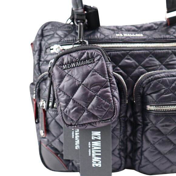 NWT Mz Wallace Large Metro Quilted Link Pouch Bag - Picture 2 of 4